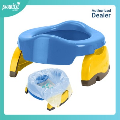  Potette plus กระโถน พกพาแบบ 2 in 1- Blue